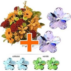 Earrings with Swarovski Elements (Curated)